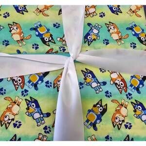 NEW CHARLIES PROJECT kids blueprint bamboo blanket in green